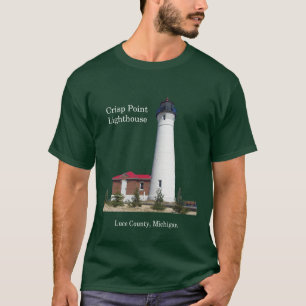 Klares Punkt-Leuchtturm-Shirt T-Shirt