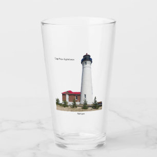 Klares Punkt-Leuchtturmglas Glas