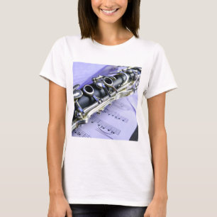 Klarinette Blatt Music Band Orchestra T-Shirt