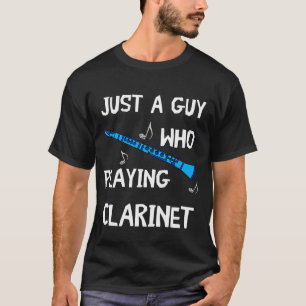 Klarinette Boys Klarinettenwiedergabe T-Shirt