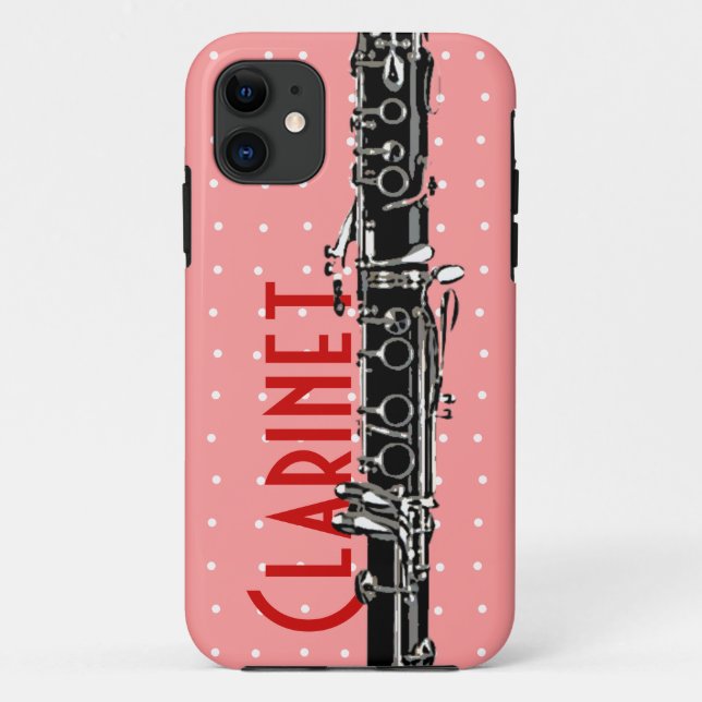 Klarinette Case-Mate iPhone Hülle (Rückseite)