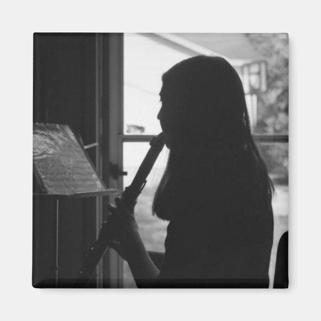 Klarinette durch Licht Magnet (Vorne)