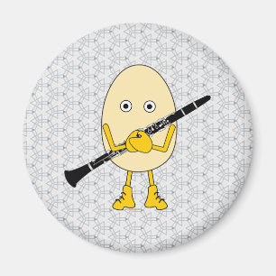 Klarinette Egghead Magnet