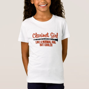 Klarinette Girl wie ein normales Mädchen, aber Coo T-Shirt