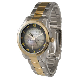 Klarinette ~ Hintergrund "The Musical Planet" * ~ Armbanduhr