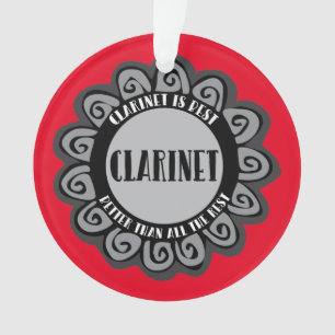 Klarinette ist am besten ornament
