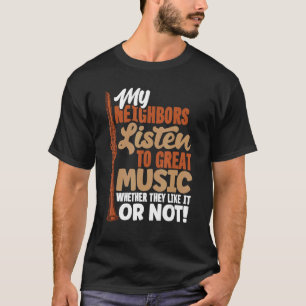 Klarinette Klarinette-Klarinette-Angebot T-Shirt