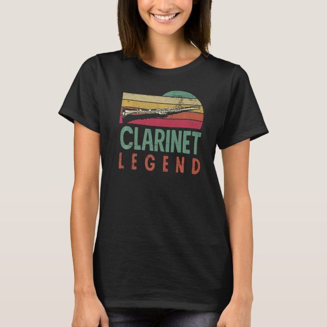 Klarinette Klarinette Klarinette T-Shirt (Vorderseite)