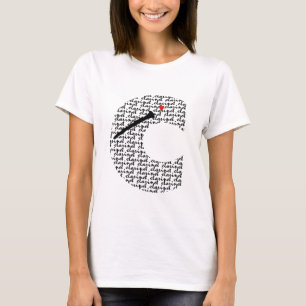 Klarinette Letter C T-Shirt