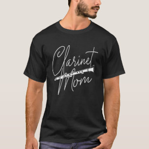 Klarinette Mama - Clarinetist Marching Band Player T-Shirt