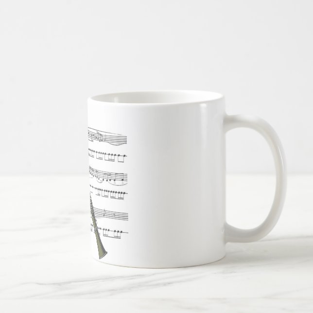 Klarinette musical 09 B Tasse (Rechts)
