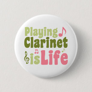 Klarinette spielen ist das Leben Button