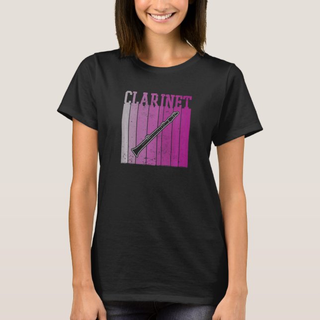 Klarinette Sprichwort T-Shirt (Vorderseite)