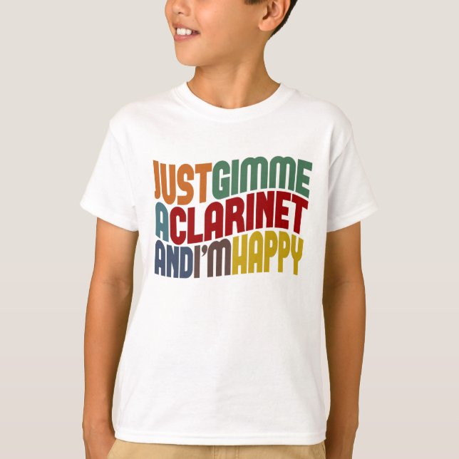 Klarinette T-Shirt (Vorderseite)