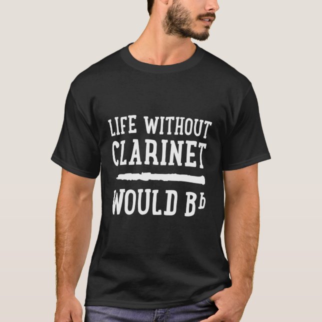 Klarinette T-Shirt (Vorderseite)