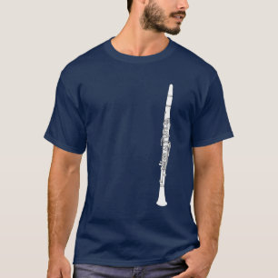 Klarinette Zeichnend T - Shirt