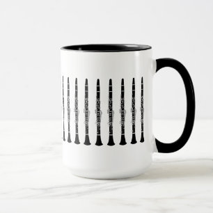 Klarinette Zeichnend Tasse