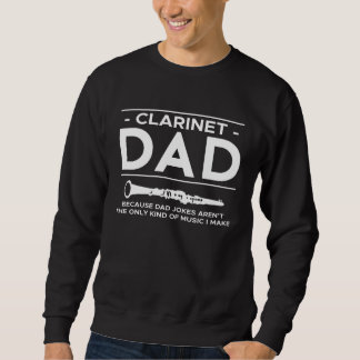 Klarinetten-Papa, weil Papa-Witze nicht die einzig Sweatshirt