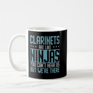 Klarinetten sind wie Ninjas, die man nicht hören k Kaffeetasse