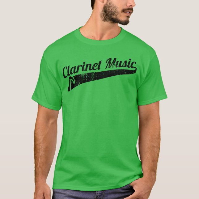 Klarinettenmusik Junge T-Shirt (Vorderseite)