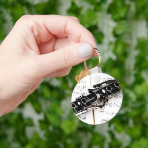 Klarinettenmusik Schlüsselanhänger