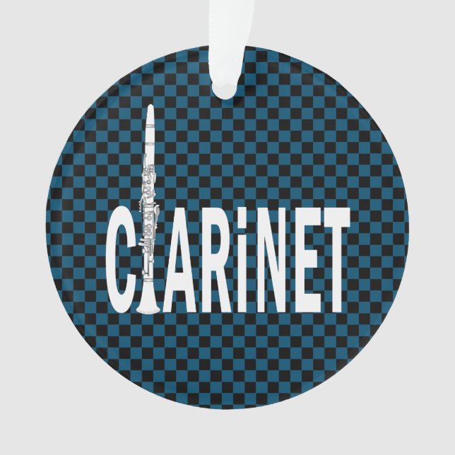 Klarinettentext Ornament (Vorderseite)