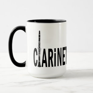 Klarinettentext Tasse