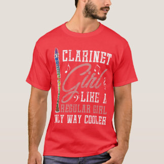 Klarinettist Orchester Musik Mädchen Geschenk Klar T-Shirt