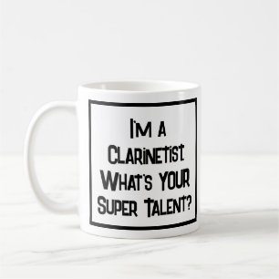 Klarinettist Super Talent. Kaffeetasse