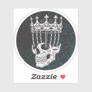 Klarsichtfolie Golf Schädelkorb Aufkleber