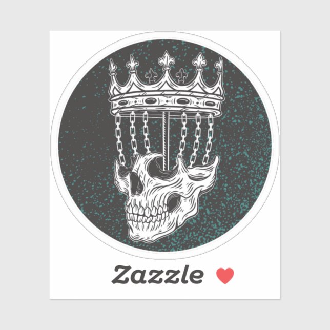 Klarsichtfolie Golf Schädelkorb Aufkleber (Blatt)