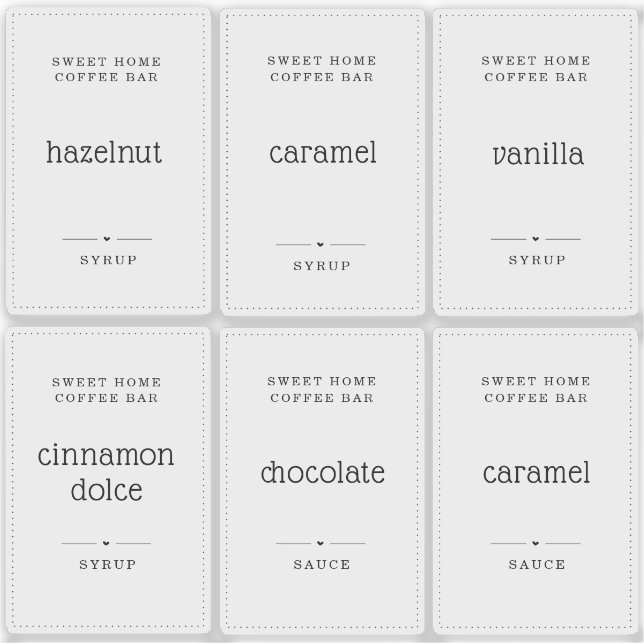 Klarsichtige 2 x 3"-Aufkleber für das Etikett von  (Vorderseite)