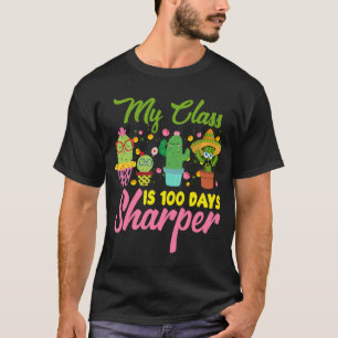 Klasse 100 Tage Sharper 100. Schulkaktus T-Shirt