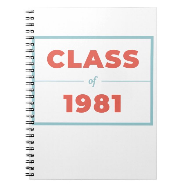 Klasse 1981 notizblock (Vorderseite)