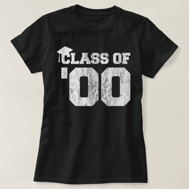 Klasse 2000 High School Class Senior Wiedersehen G T-Shirt (Design vorne)