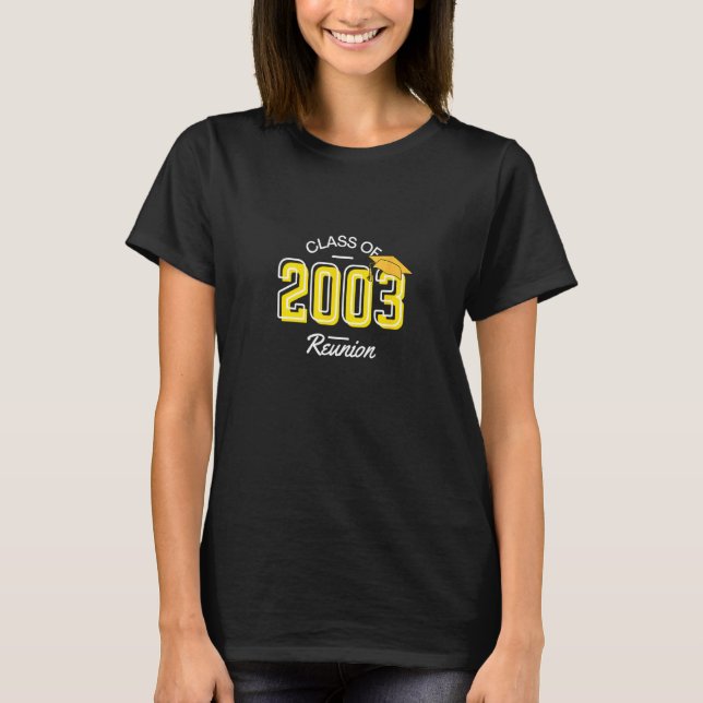 Klasse 2003 Wiedersehen T-Shirt (Vorderseite)
