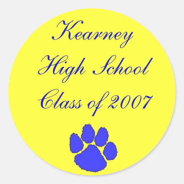 Klasse 2007, Kearney High School Aufkleber (Vorderseite)