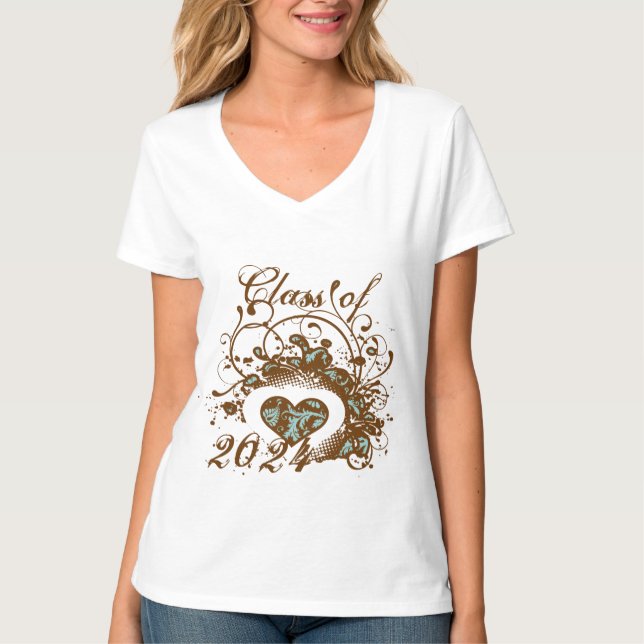 Klasse 2012 Hochrangige Abschluss - Einladung und  T-Shirt (Vorderseite)