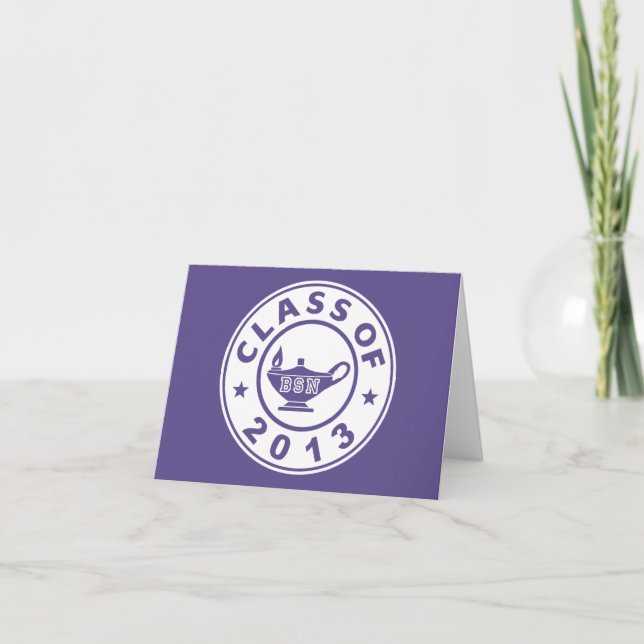 Klasse 2013 BSN Feiertagskarte (Vorderseite)