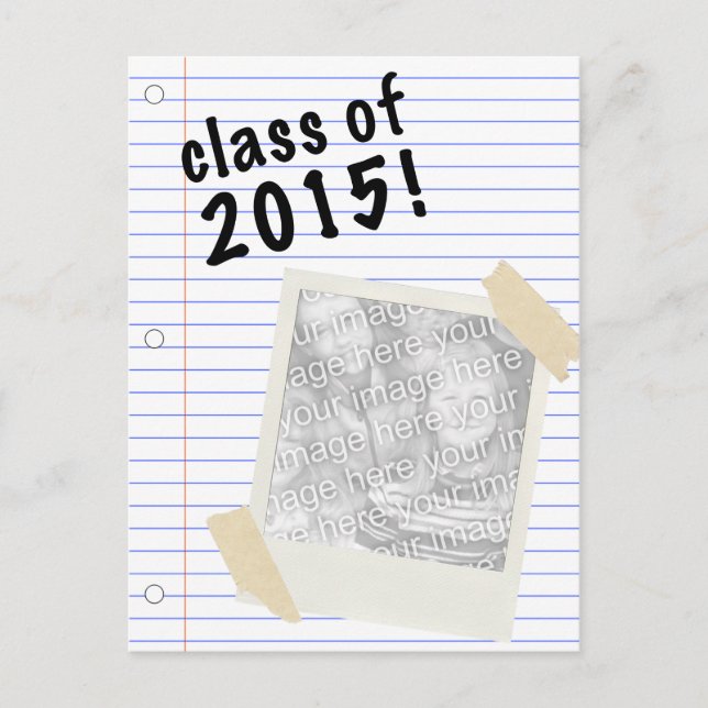 Klasse 2015 postkarte (Vorderseite)