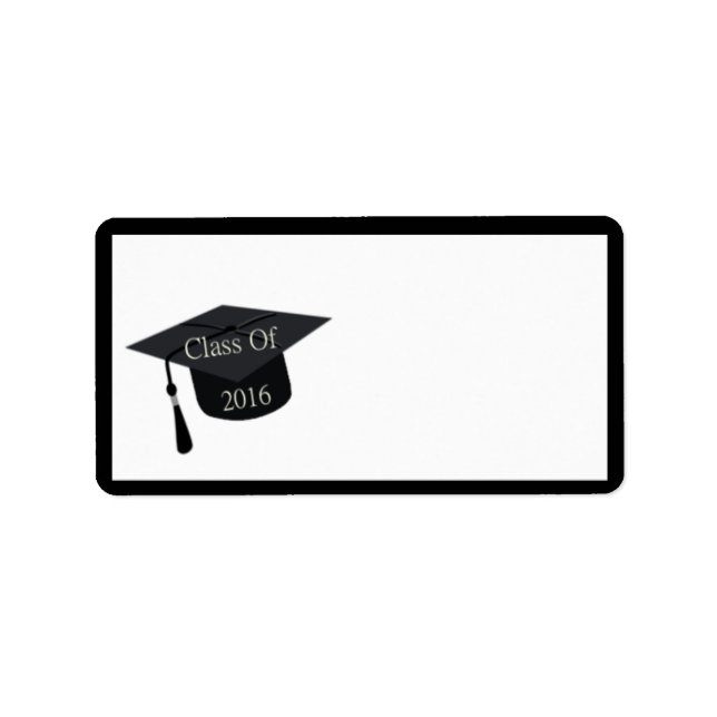 Klasse 2016: Graduationsobergrenze Adressaufkleber (Vorne)