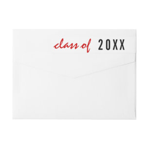 Klasse 2017 Abschluss handschriftlich rot, schwarz