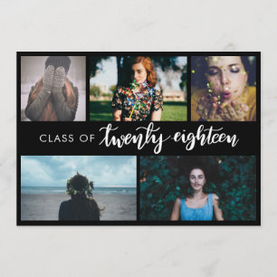 Klasse 2018% des pipe% modernen Fotos des Einladung