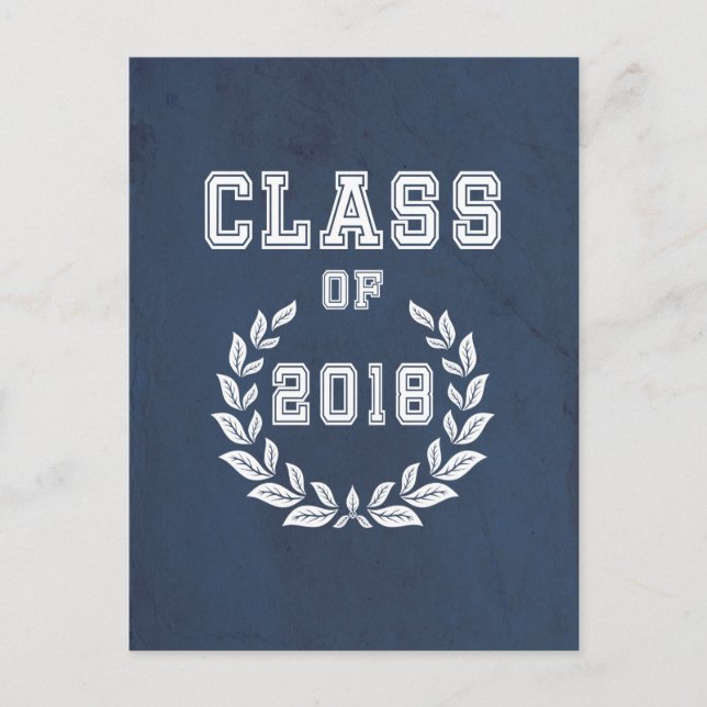 Klasse 2018 postkarte (Vorderseite)
