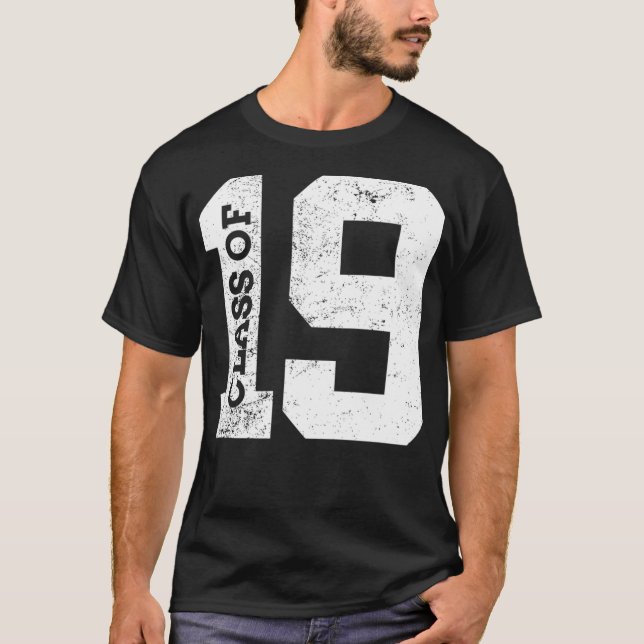 Klasse 2019 Senior Class Abschluss Shirt (Vorderseite)