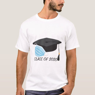 Klasse 2020 Abschluss mit Gesichtsmaske T-Shirt