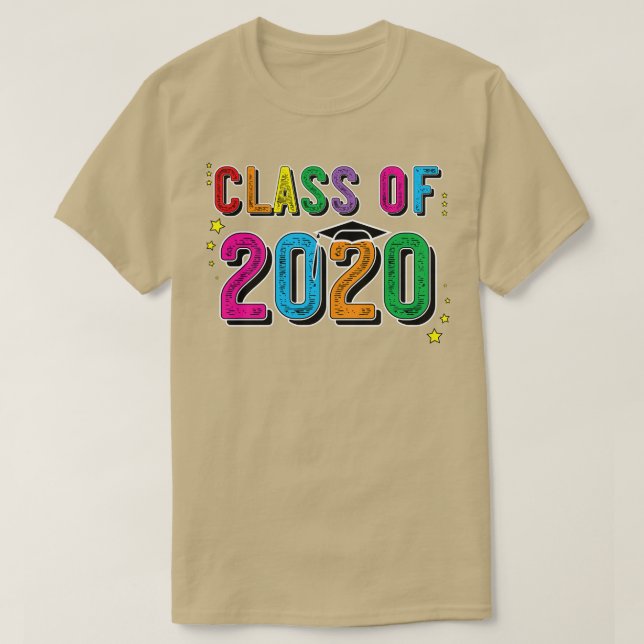 Klasse 2020 Abschluss Senior-Wachstum mit mir T-Shirt (Design vorne)
