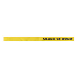 Klasse 2020 Gold Satin Ribbon von Janz Satinband