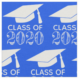 Klasse 2020 Graduation Cap Blue oder Choose Color Stoff