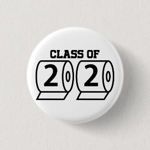 Klasse 2020 Toilettenpapier Abschluss Hoch Button